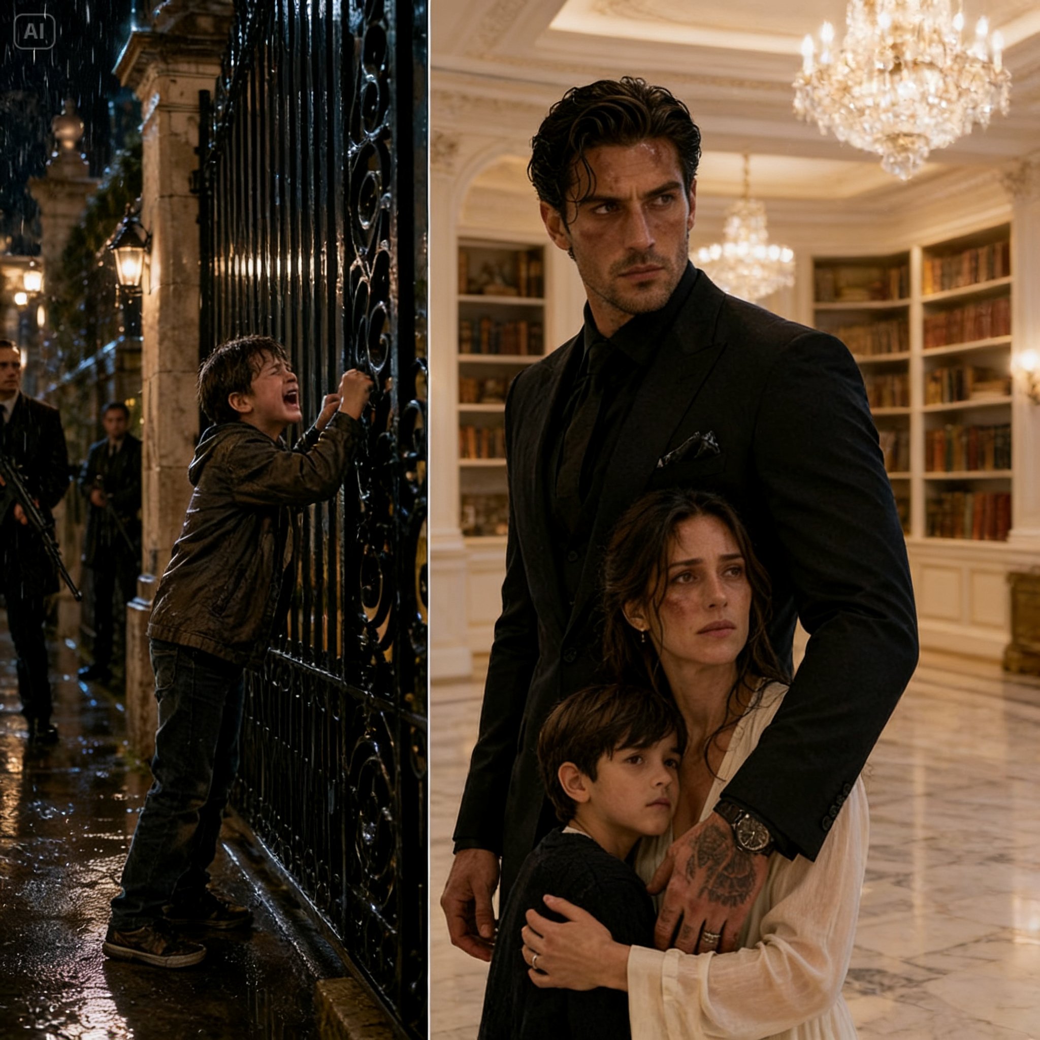 A Crying Little Boy Knocked on the Mafia Boss’s Gate and Said “Bad Men Took My Mama”