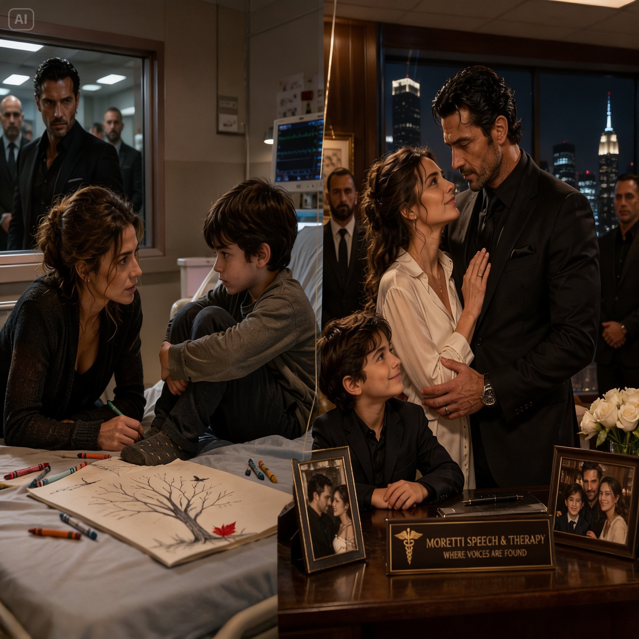 She Made The Mafia Boss’s Mute Son Speak After Three Years Of Silence — Then He Bought Her Ruined Clinic, Made Her His Wife, And Fought A Bloody War To Keep Their New Family Alive