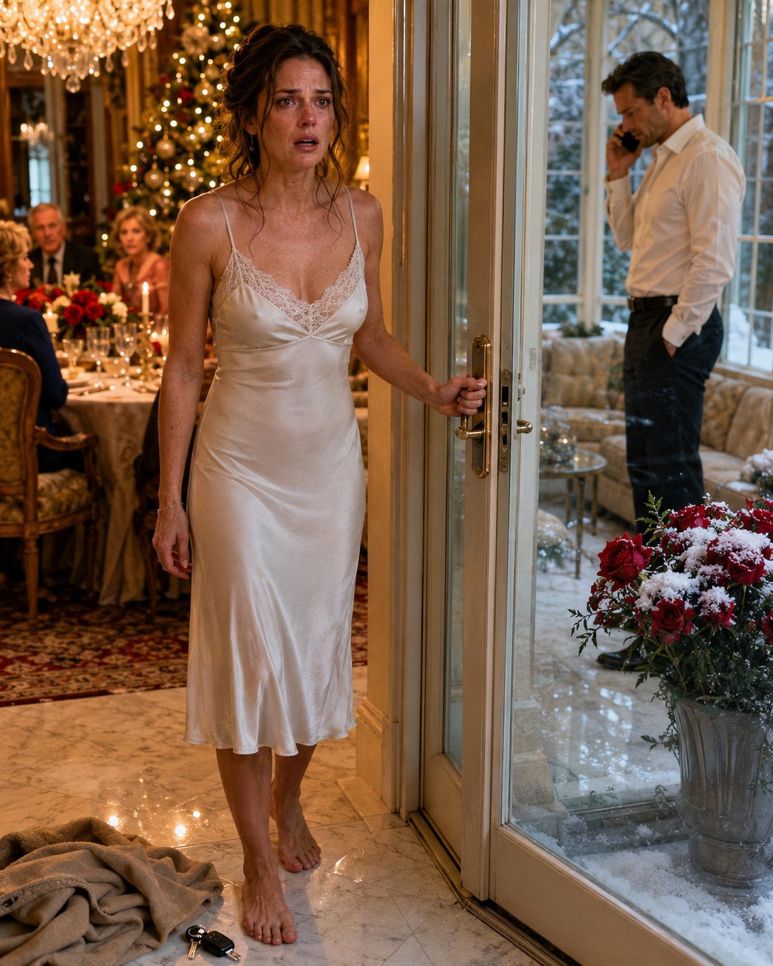"ON CHRISTMAS EVE, I OVERHEARD MY HUSBAND WHISPER, “IT’S OUR BABY,” TO HIS PREGNANT MISTRESS…