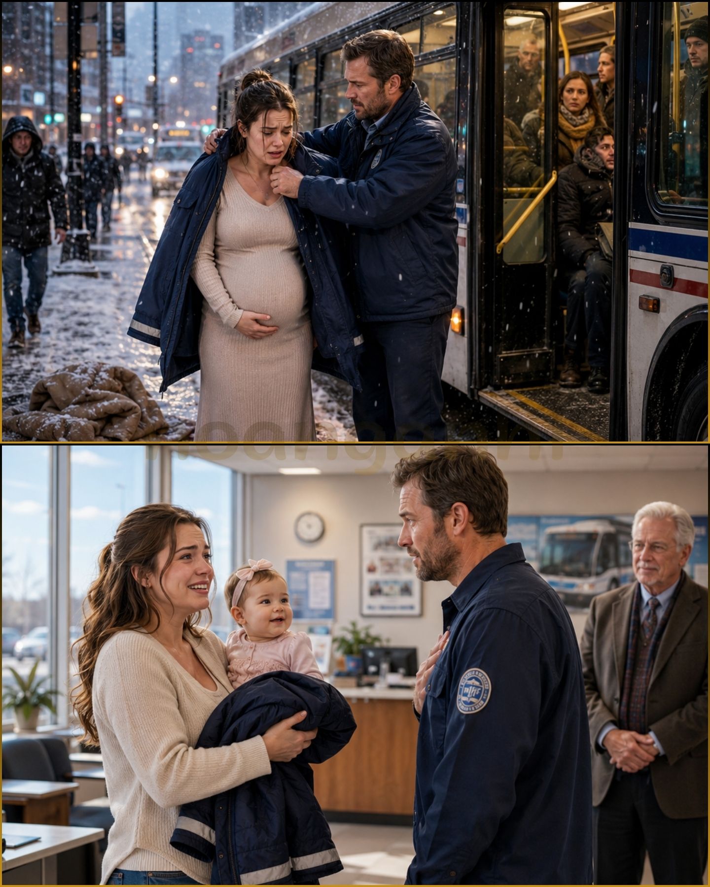 They Kicked The Pregnant Woman Off The Bus In The Snow and mocked: "Tell Her the Fare Matters More Than the Baby”....