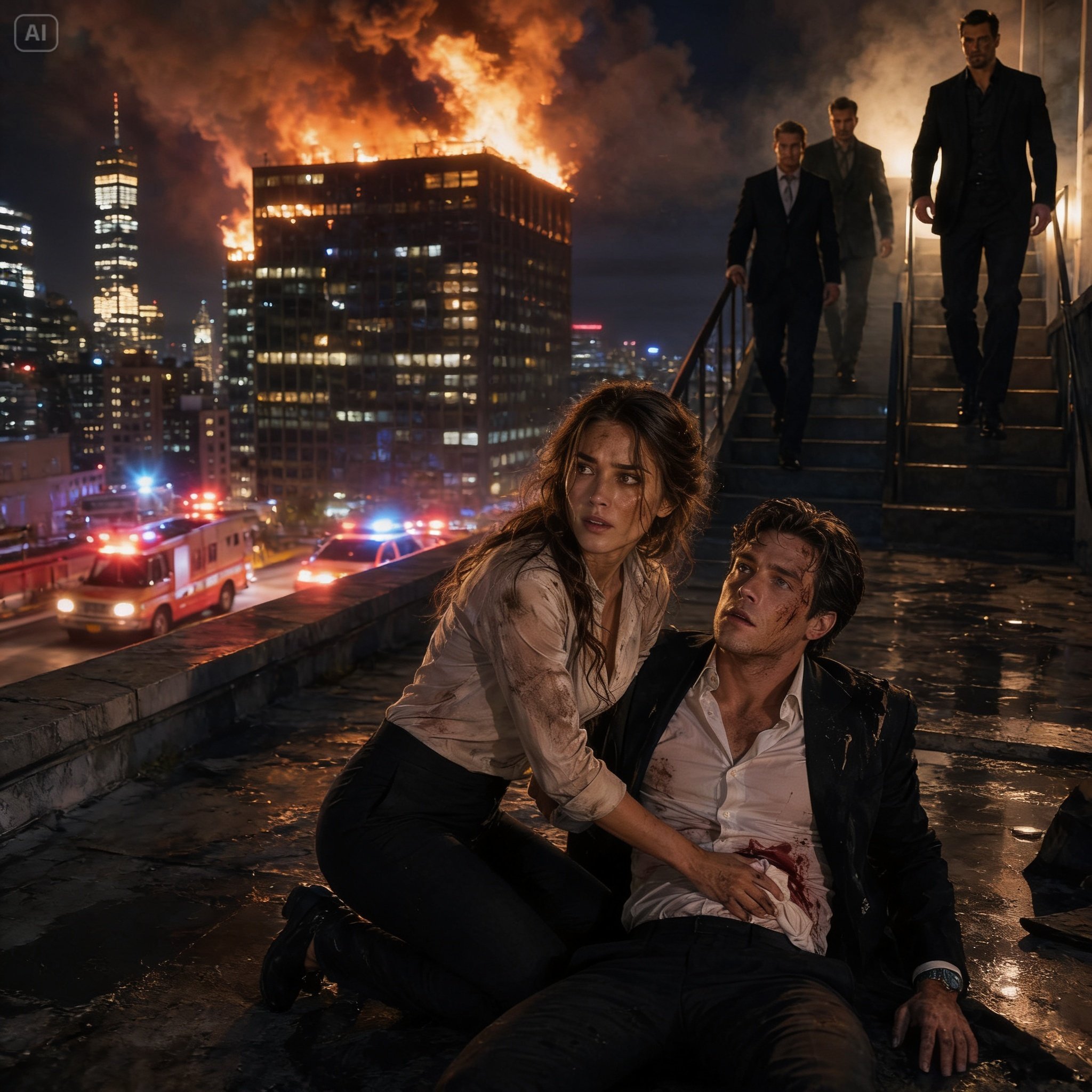 She Dragged a Bleeding Stranger Out of a Burning Manhattan Building, Never Knowing He Was the Mafia Boss Who Would Put Guards Outside Her Door, Pull Her Into His War, and Swear He Would Rather Die Than Let Her Go