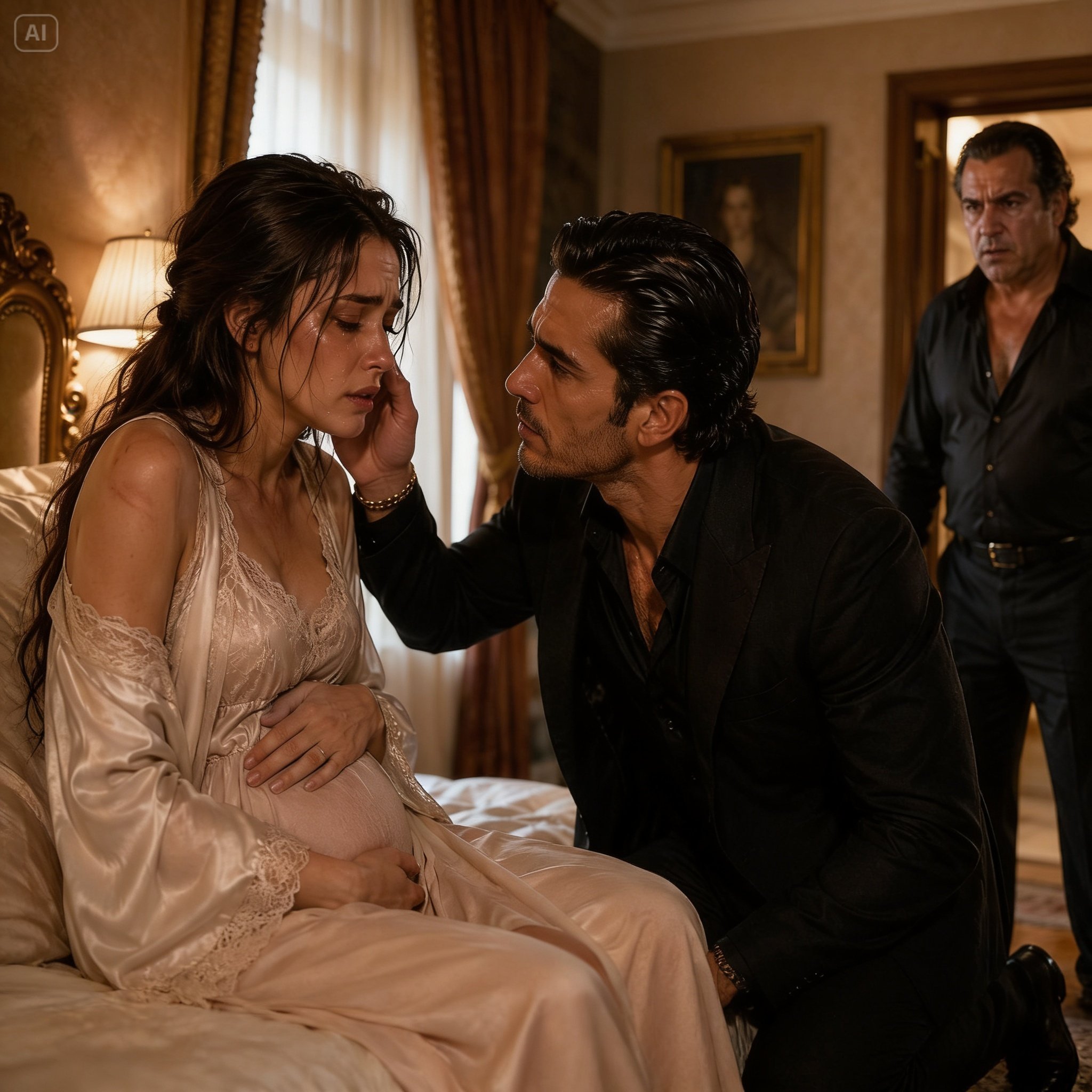 The Feared Italian Mafia Boss Found His Enemy’s Pregnant Daughter Crying in a Locked Bedroom—And the Moment He Whispered, “He Won’t Touch You Again,” Their Blood Feud Became a Dangerous Love Neither Family Could Survive