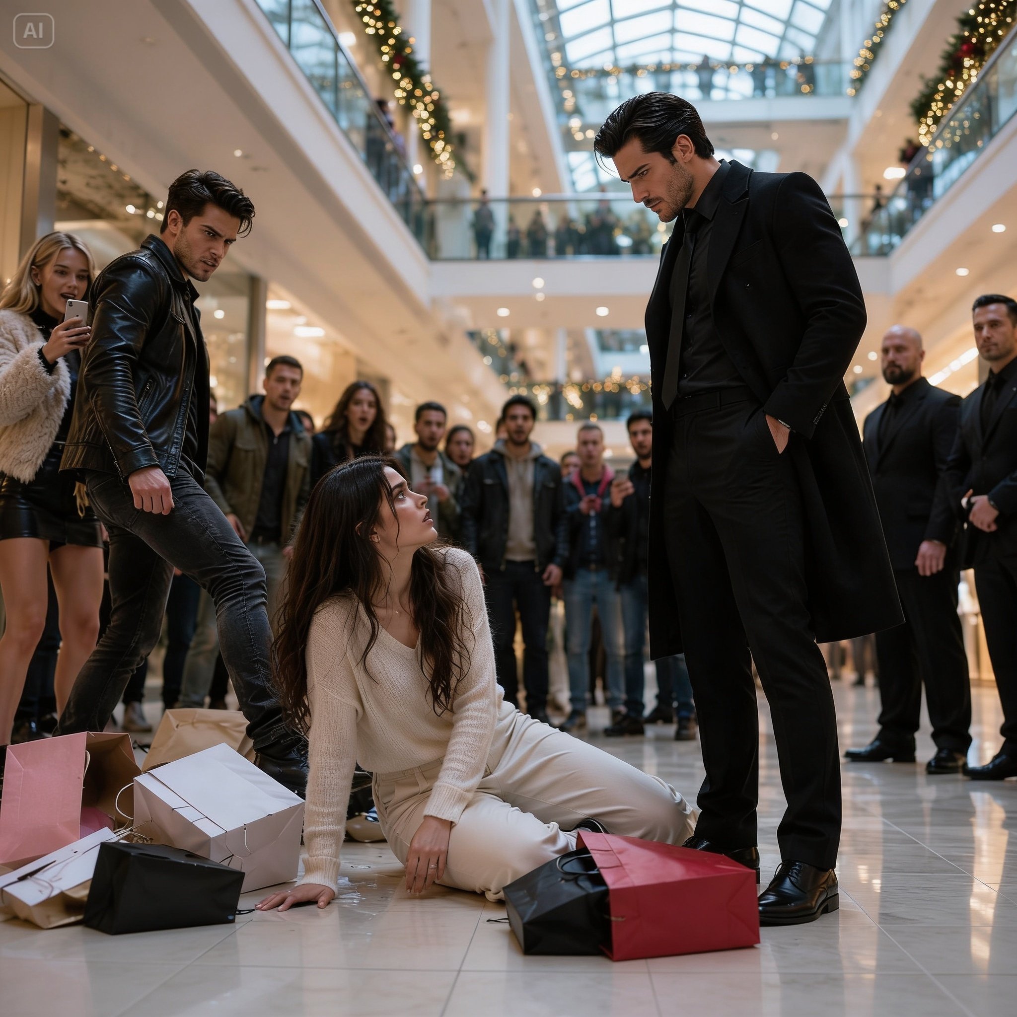 He Kicked His Shy Ex in the Middle of a Crowded Mall, Never Realizing the Broken Girl He Once Destroyed Was Now the Cherished Wife of the City’s Most Feared Mafia Boss