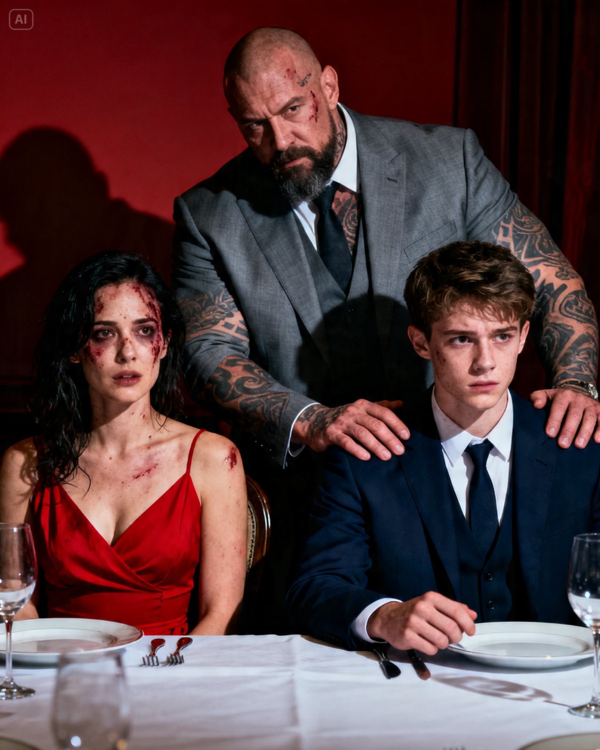 Her Husband Slapped Her at the Restaurant – Then the Mafia Boss Set Down His Fork and Said, “Do That Again. I Dare You.”