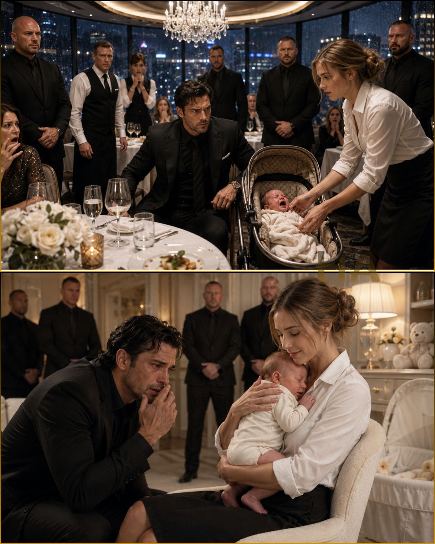 A baby cried for 6 hours in a luxury restaurant, the Most Billionaire Feared Man ordered "make him be quiet".... When he Ordered to Be Silenced—Then a Waitress Told Him the One Truth That Broke Him