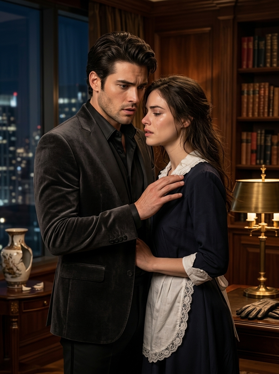 She Whispered ""It Hurts"" Into an Empty January Alley. The Mafia Boss Heard Her. He Didn't Call Anyone. He Brought Her Somewhere Safe and Left the Door Locking Only From the Inside.