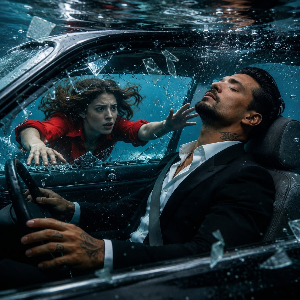 I SAVED A STRANGER FROM A SINKING LUXURY CAR — THREE DAYS LATER THE MOST FEARED MAN IN NEW YORK WAS STANDING OVER MY BED