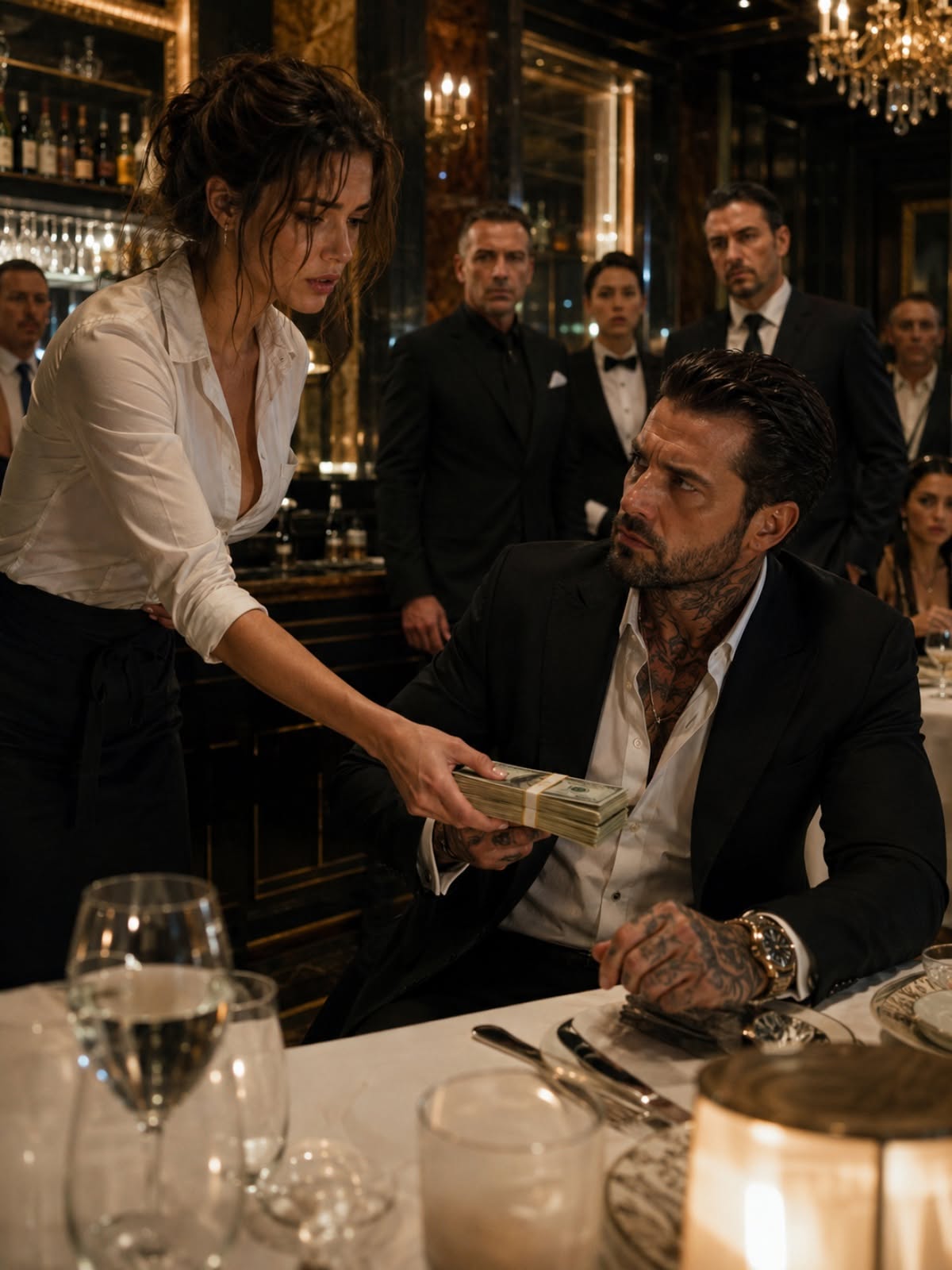 "Mafia Boss Tested Her With $1,000 — But the Waitress’s Choice Changed Everything"