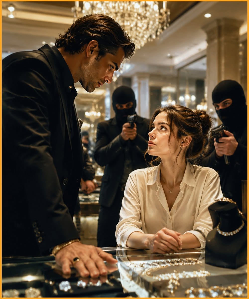 "The Mafia Boss Noticed the Waitress Stayed Calm During a Robbery—Her Courage Shocked Everyone