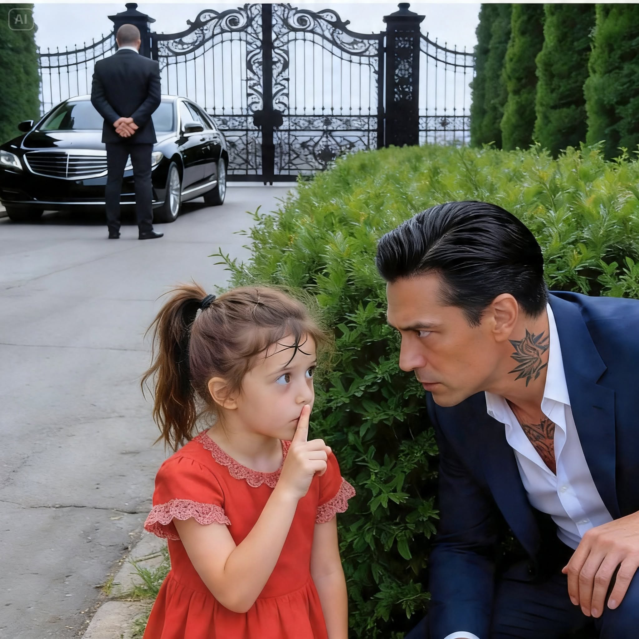 A 7-YEAR-OLD GIRL TOLD THE MOST FEARED MAFIA BOSS IN NAPLES TO HIDE BEHIND THE CYPRESS TREES—MINUTES LATER, HE SAW HIS OWN WIFE KISSING THE MAN WHO HAD COME TO END HIS LIFE