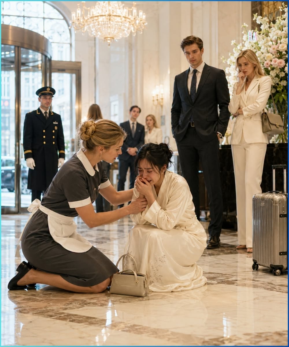 The Japanese Heiress Was Breaking Down in a Manhattan Hotel Lobby Until the Housekeeper Everyone Ignored Finally Understood Her