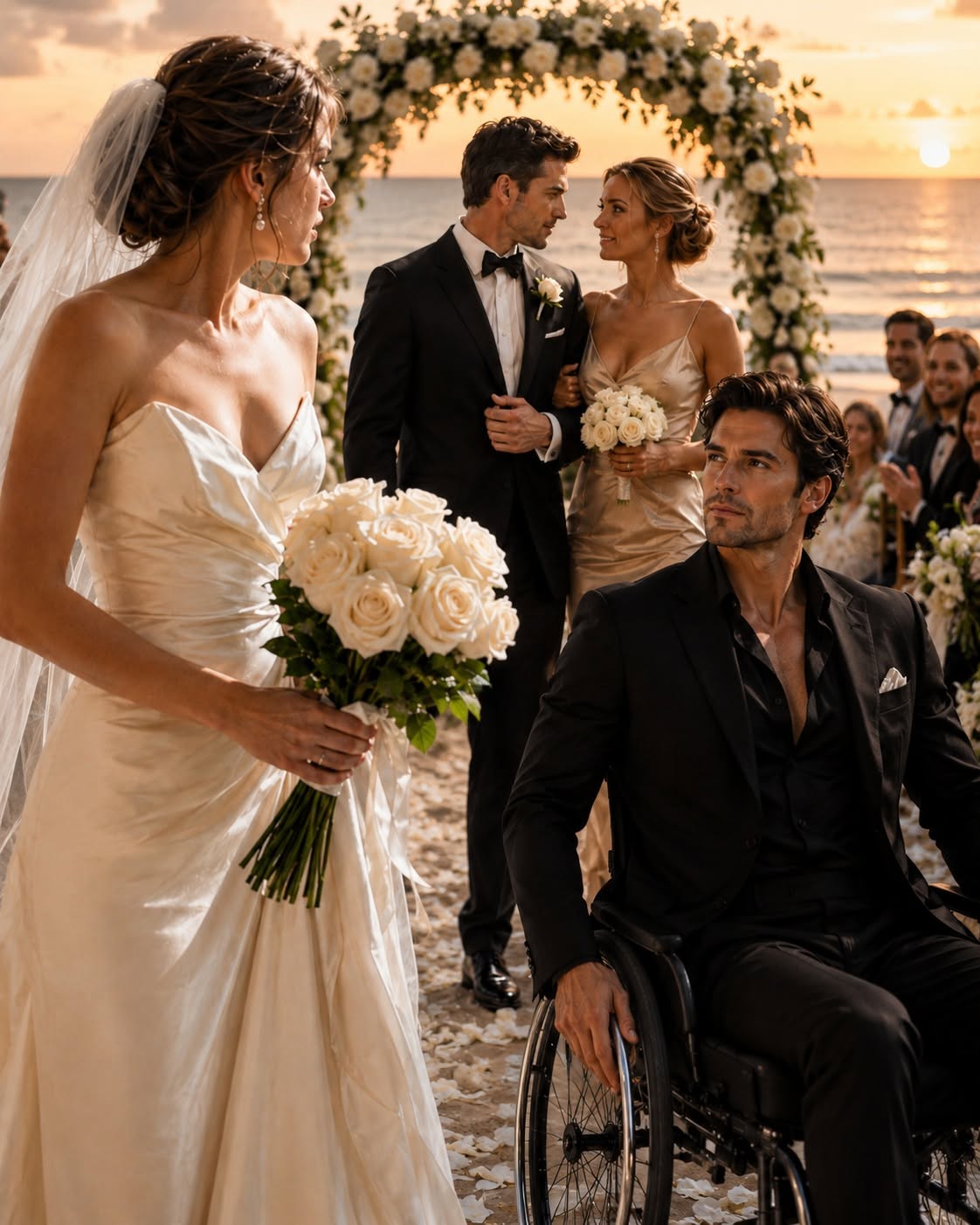 SHE STOLE MY RICH FIANCÉ AT THE ALTAR, SO I MARRIED A MAN IN A WHEELCHAIR TO ESCAPE THE RUINS...