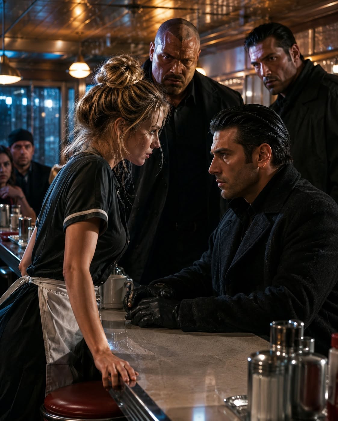 THE WHOLE DINER FROZE WHEN BROOKLYN’S MOST FEARED MAFIA BOSS WALKED IN...