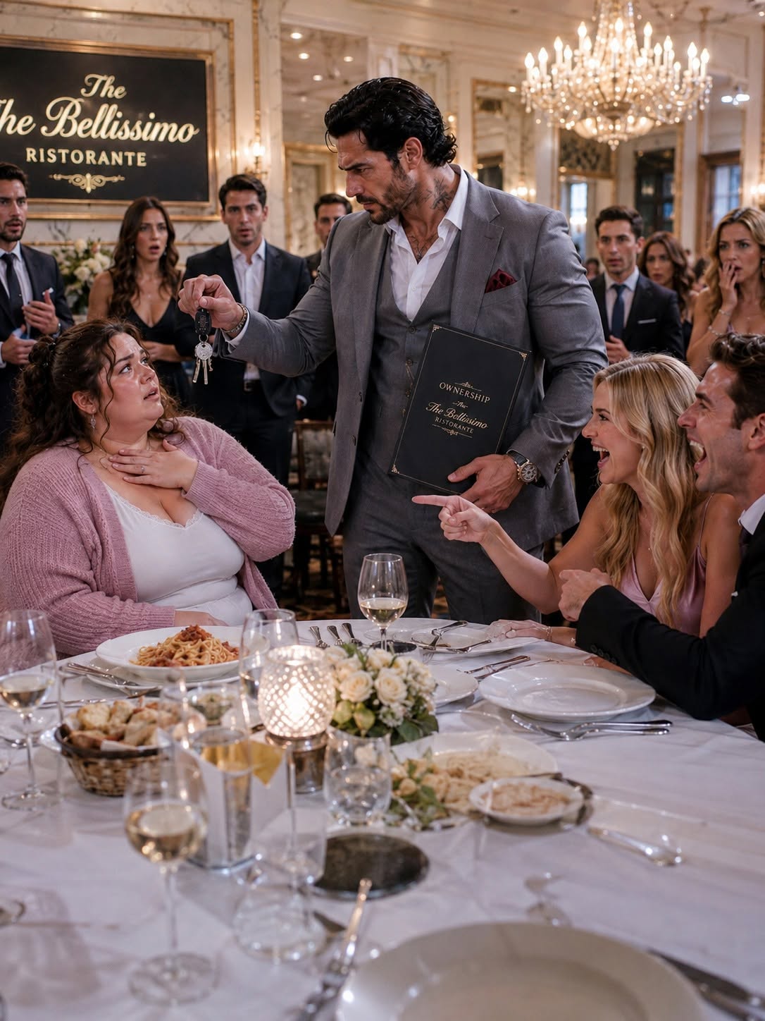 They Told The Curvy Woman To Eat Her Birthday Dinner By The Kitchen Doors