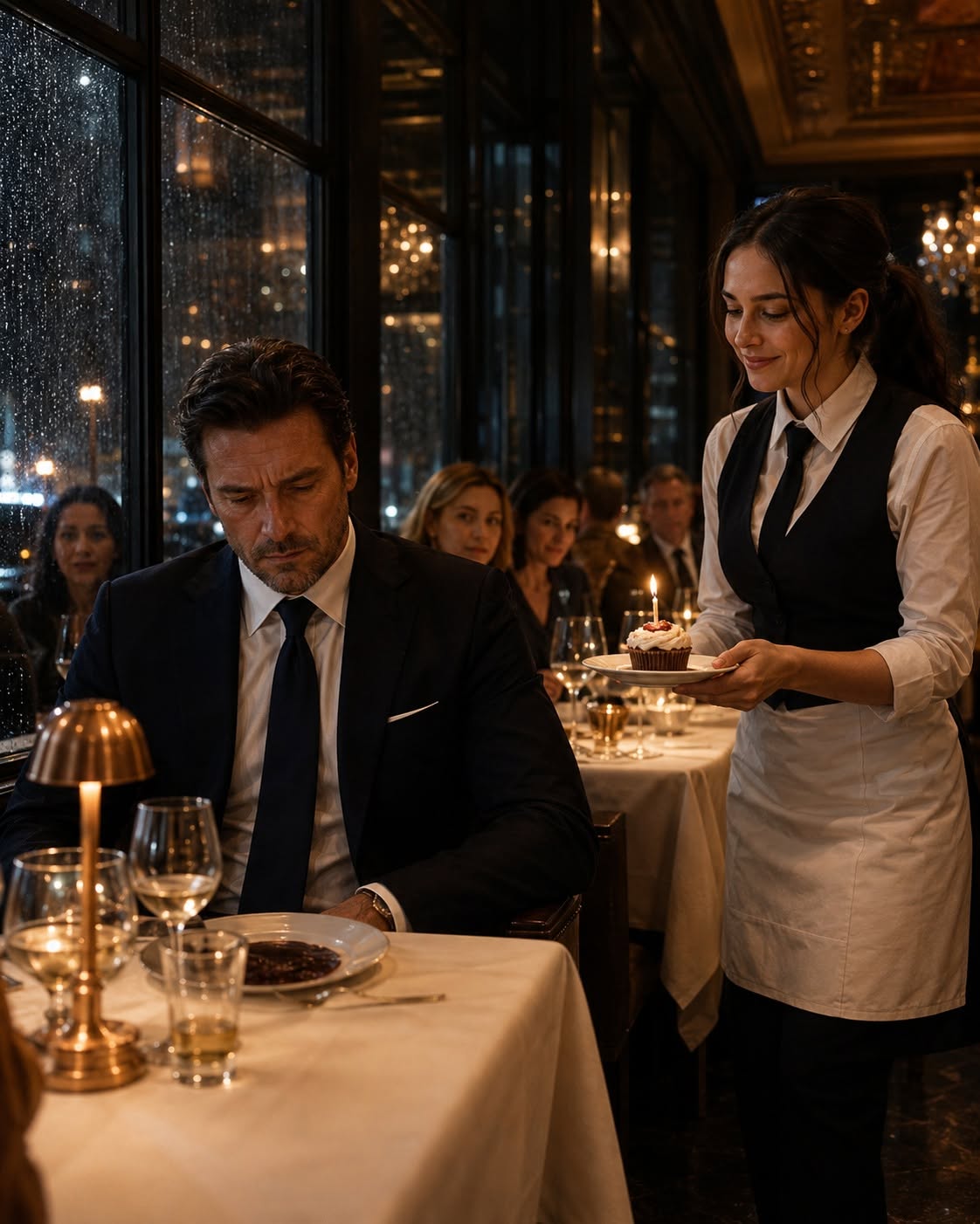 The Waitress Gave A Lonely Stranger A Birthday Cupcake — The Next Day, New York’s Most Feared Mafia Boss Came Back For Her