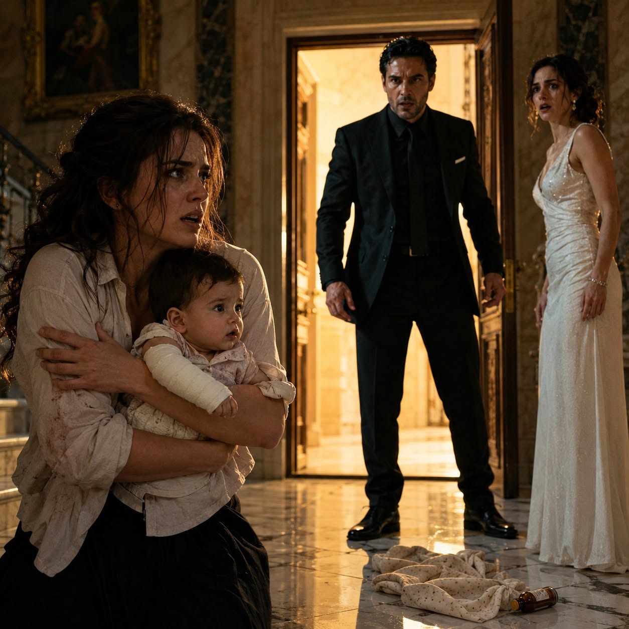 I CARRIED THE INJURED BABY AWAY FROM THE MAFIA BOSS'S FIANCÉE