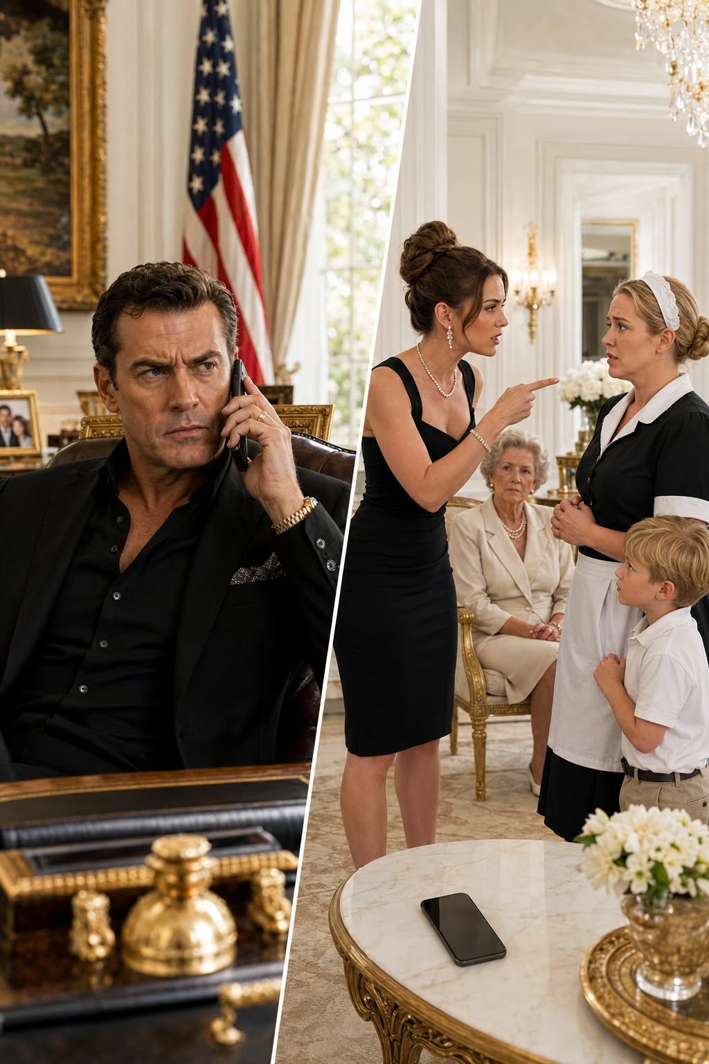 His Fiancée Forgot to Hang Up, and the Mafia Boss Heard Her Threaten the Maid’s Son