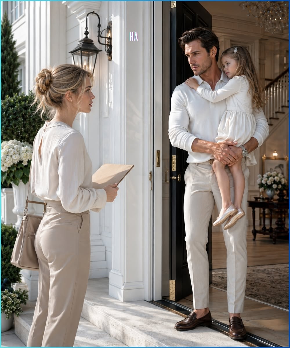 she came to pay her dead father’s debt, but the widowed millionaire opened the door