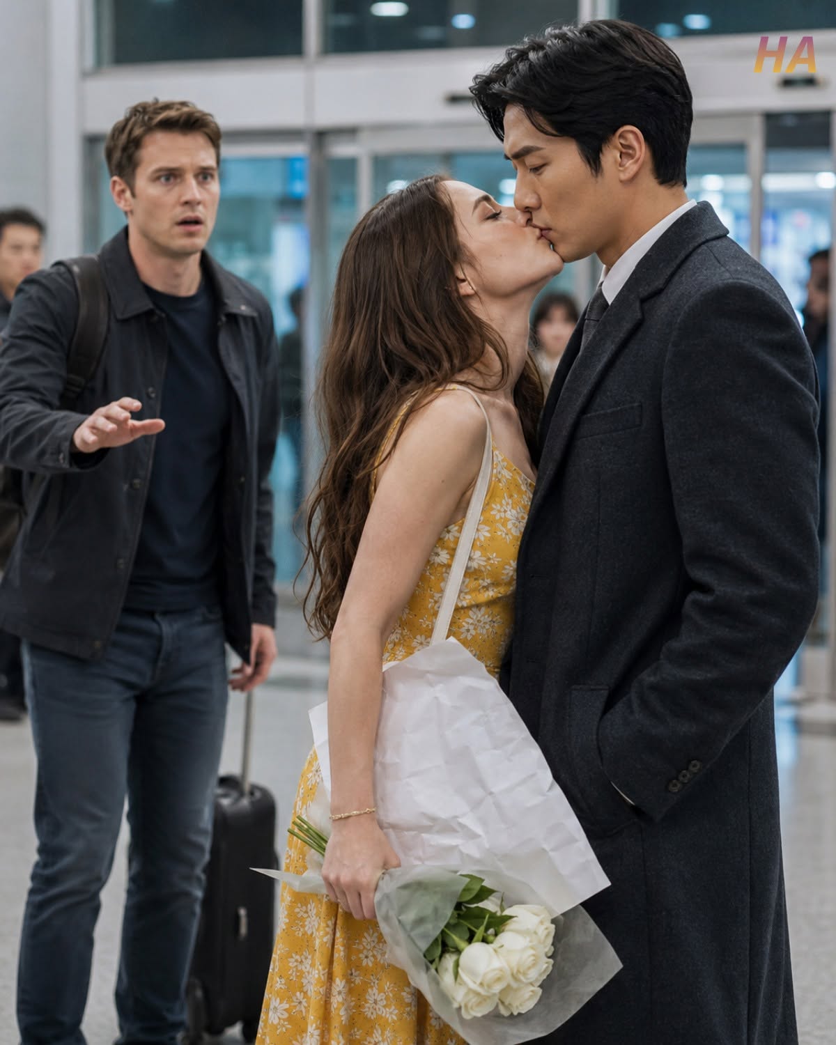 She Saw Her Boyfriend Kiss Another Woman at the Airport—So She Kissed a Stranger Back, Not Knowing He Was Her New Boss