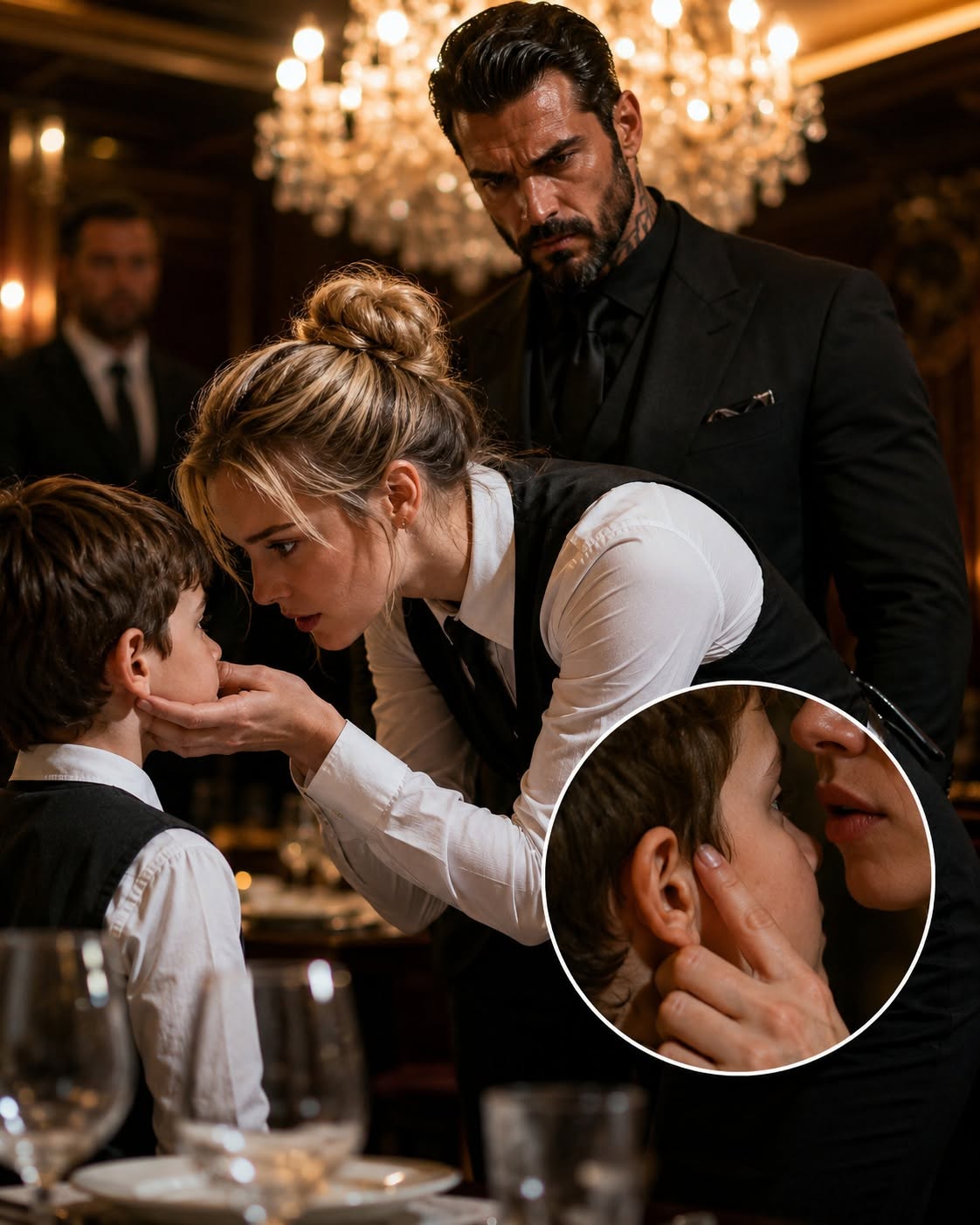 Marco De Luca did not move for several seconds. His hand rested beside the untouched wineglass,
