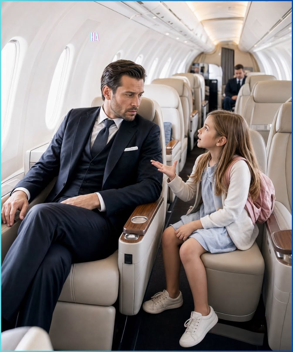 The mafia boss sat beside a little girl on a plane and never knew the child who kept asking him questions was his own daughter