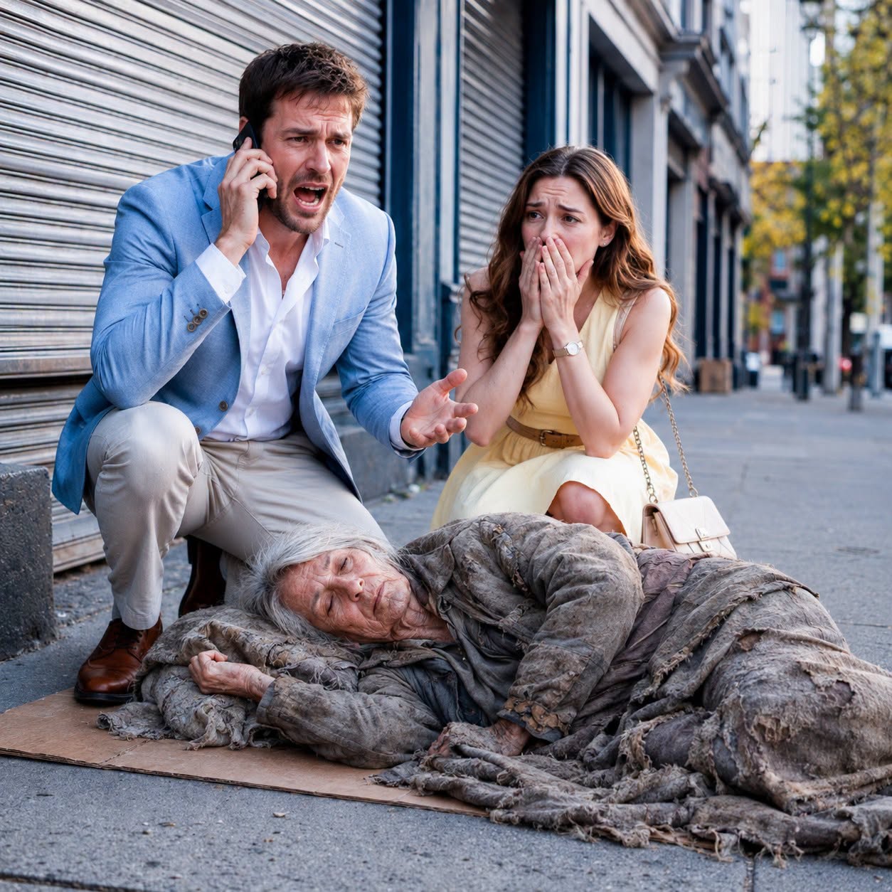 We froze when we found Mom sleeping on newspapers beneath a highway overpass. “