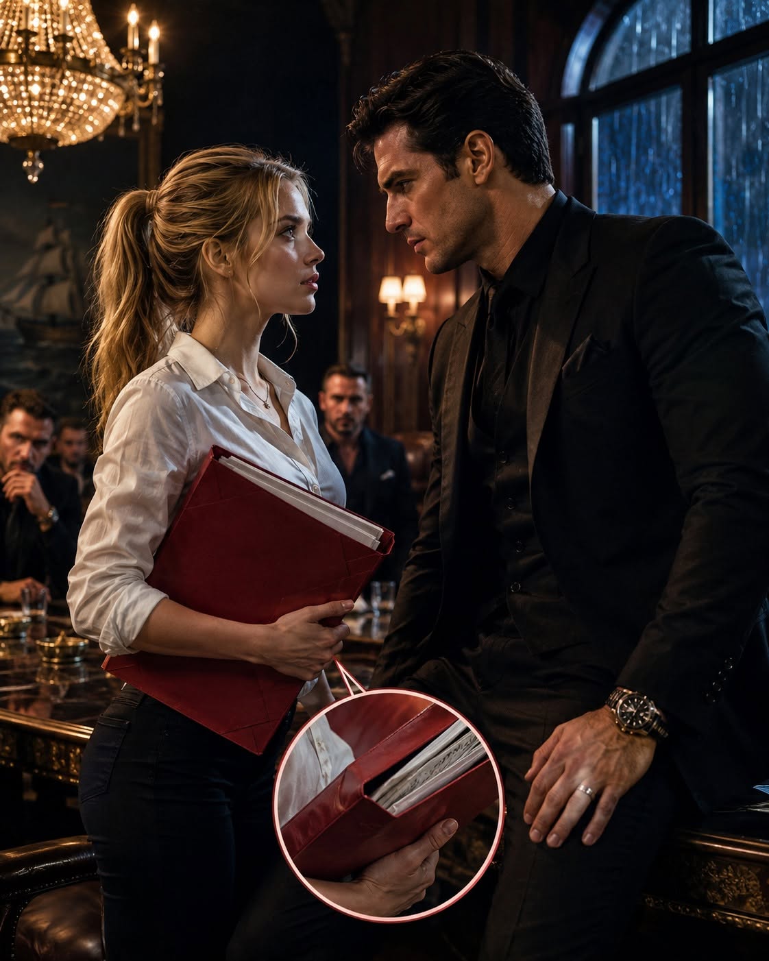She walked into the locked back room with twelve coffees,