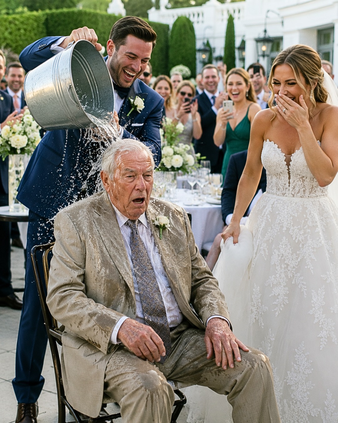 They C0vered Him in Garbage During His Daughter’s Wedding,