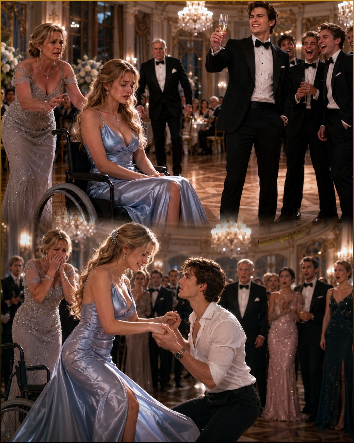 Every Boy Refuses to Dance With White Girl in Wheelchair Because They Called Her Finished— Until a Quiet Orphan Walks Up to Her and Asked for One Dance