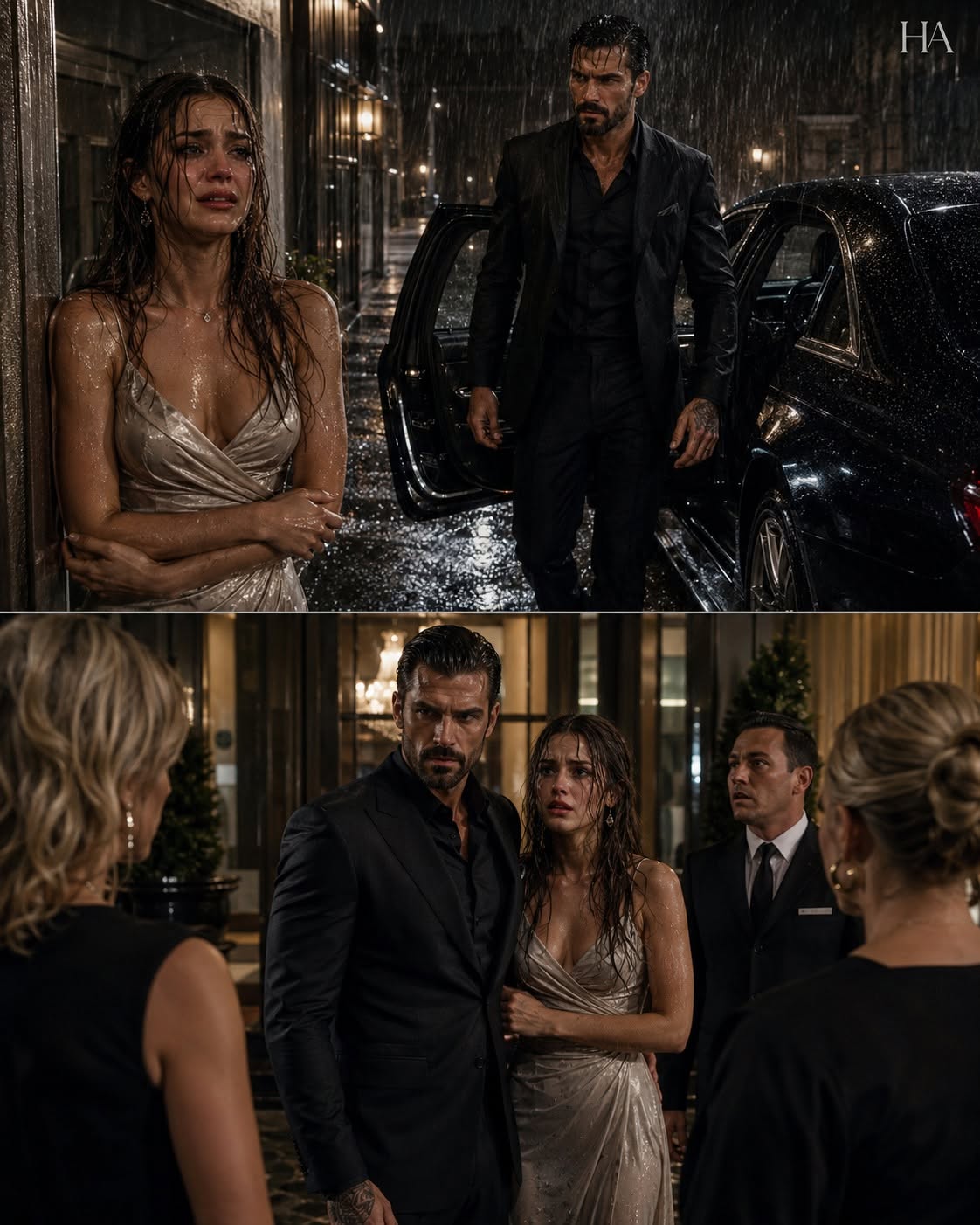 The Mafia Boss Saw Me Crying in the Rain—Then Asked Who Hurt His Wife