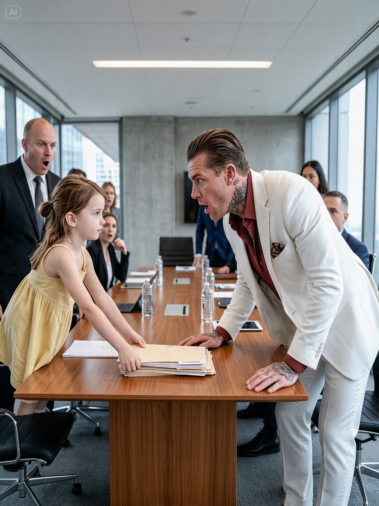 A Little Girl Took Her Mom’s Place at an Interview — The Mafia Boss Froze When He Saw Her Eyes