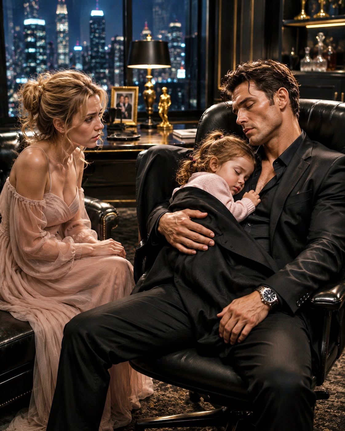 The Mafia Boss Fell Asleep Holding My Daughter—Then One Name Changed Everything