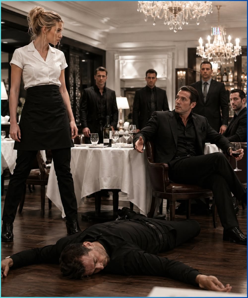 The Mafia Boss Mocked the Rookie Waitress Until She Dropped a Seven Foot Assassin Before His Wine Arrived