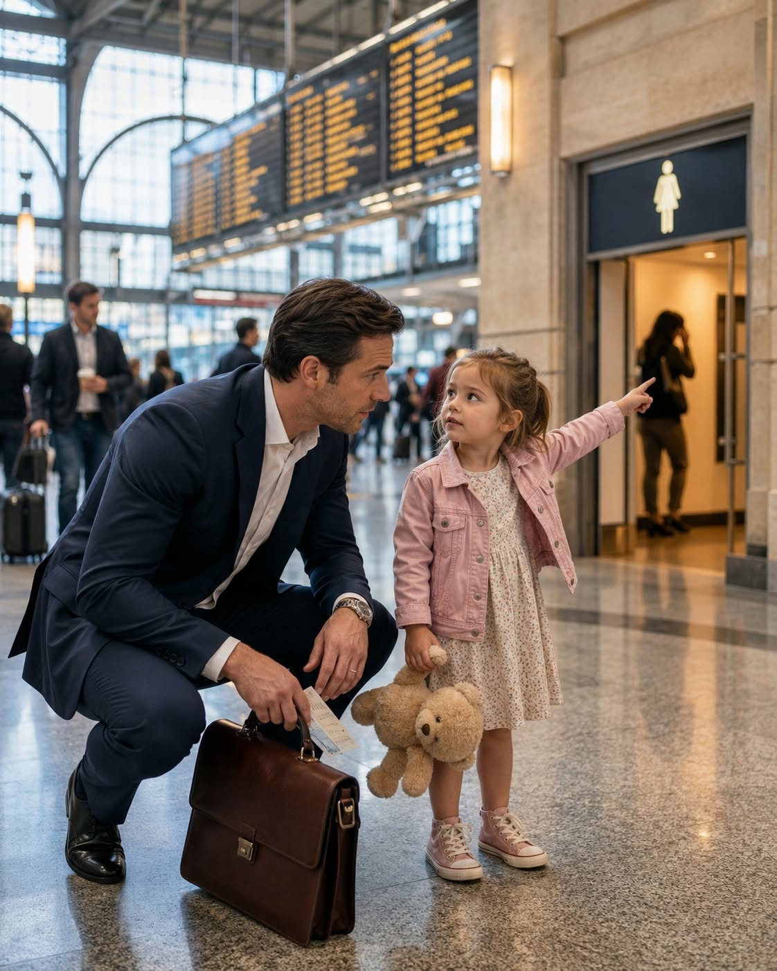 The Millionaire Missed His First-Class Train To Help A Crying Mother—Six Months Later, She Walked Into His Office And Changed His Life Again