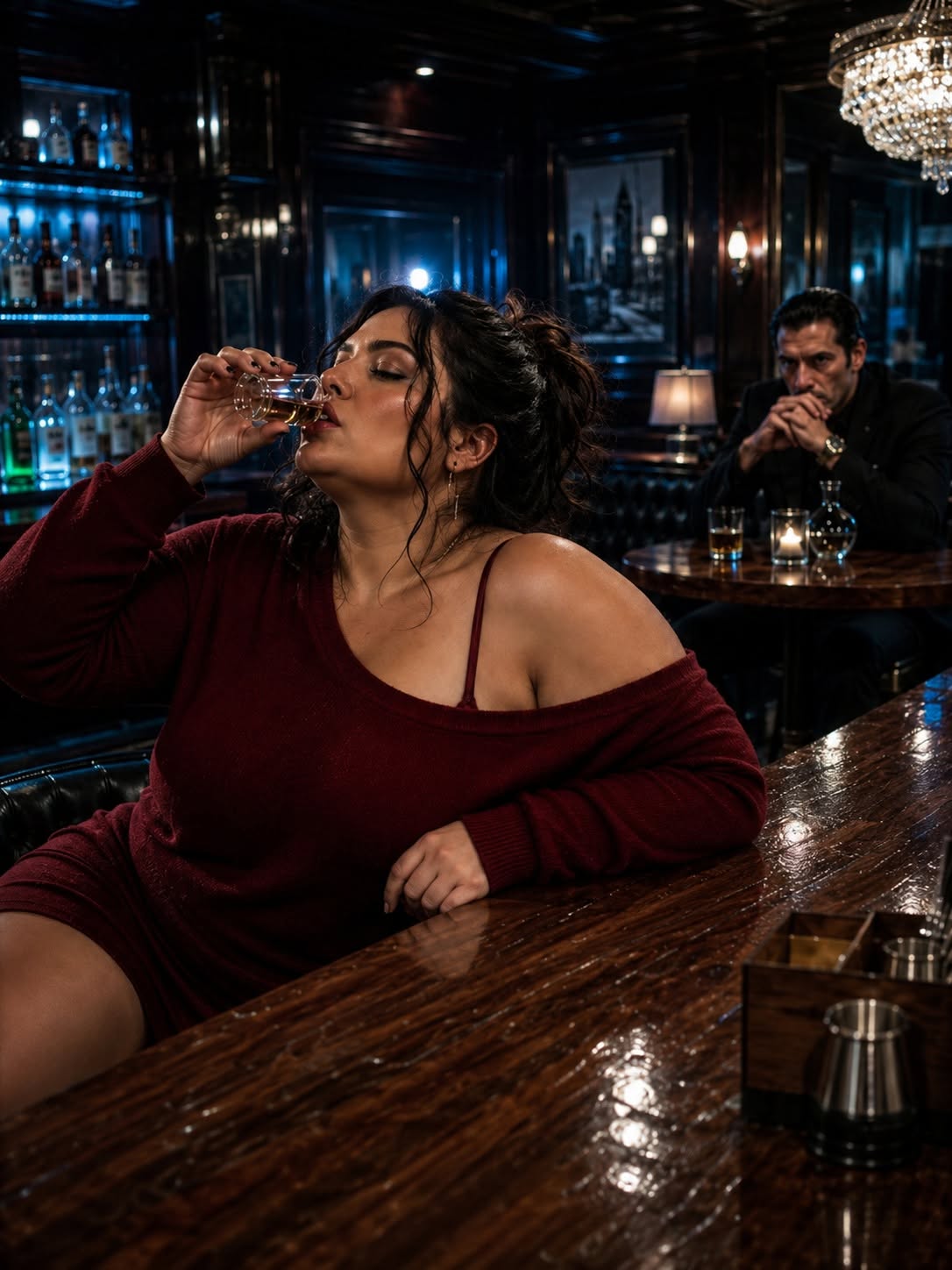 At 2:13 AM, she drank tequila alone—unaware the mafia boss at table 7 was watching