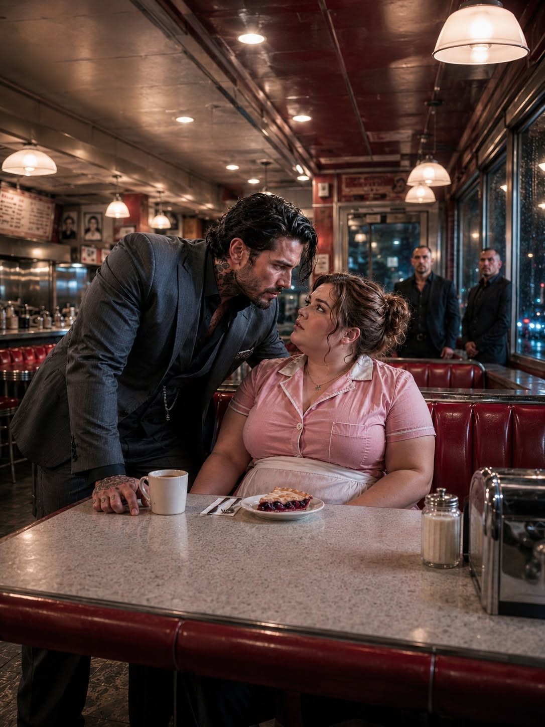 The Plus-Size Waitress Rejected the Mafia Boss Twice—The Third Time, He Locked the Doors Himself
