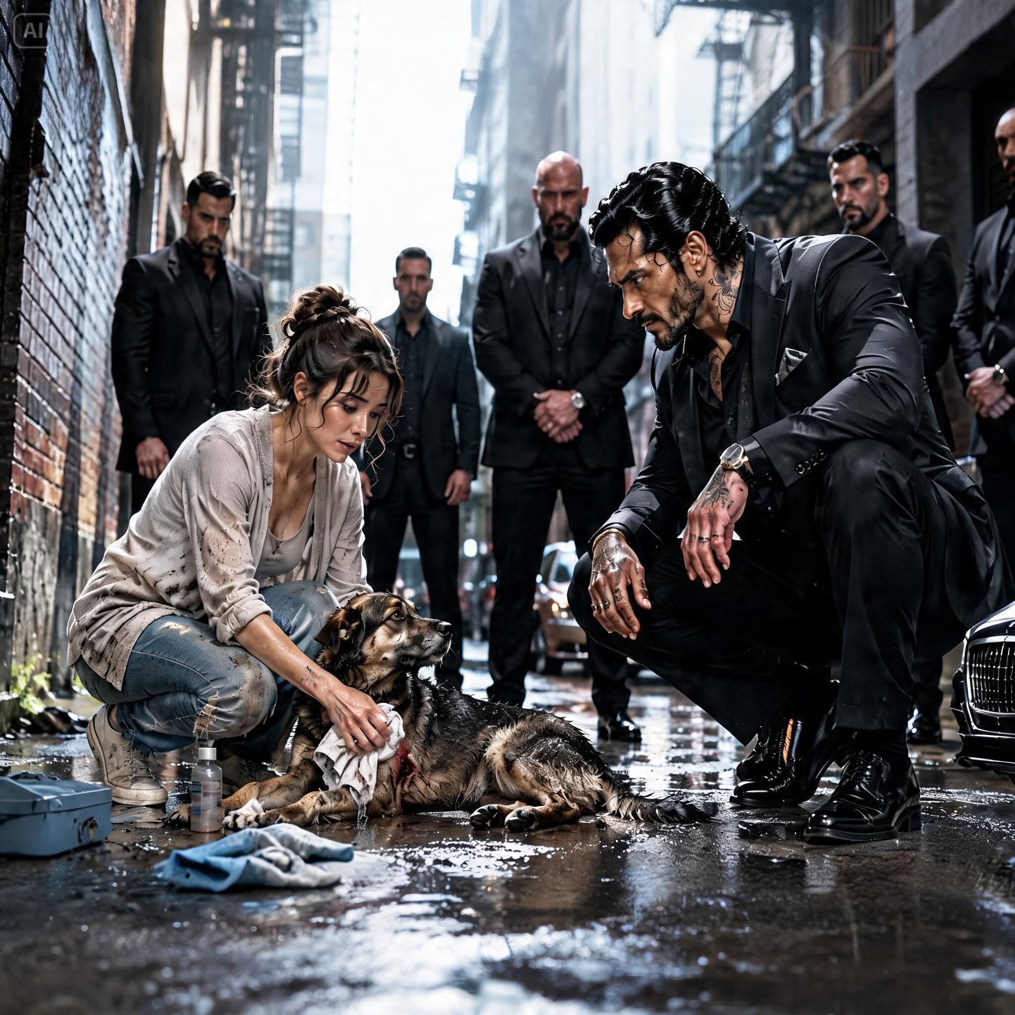She Dragged a Bleeding 130-Pound Stray Dog Out of a Freezing Chicago Alley