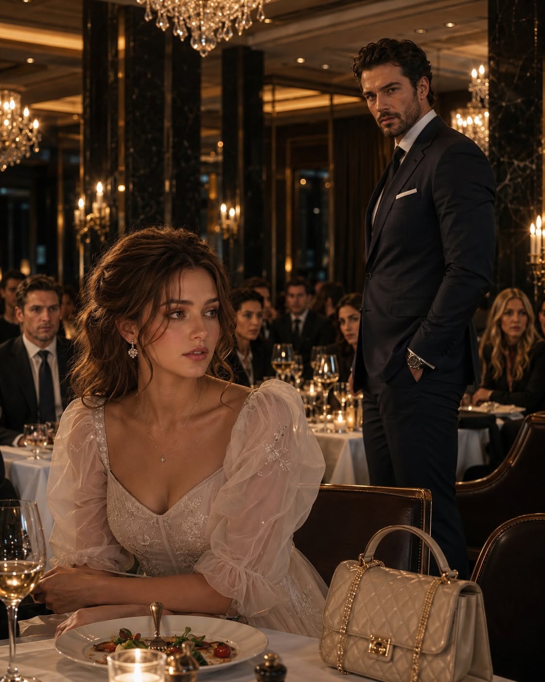 One Glance at the Single Mom Dining Alone Made the Mafia Boss Ask, “Who Is She?”
