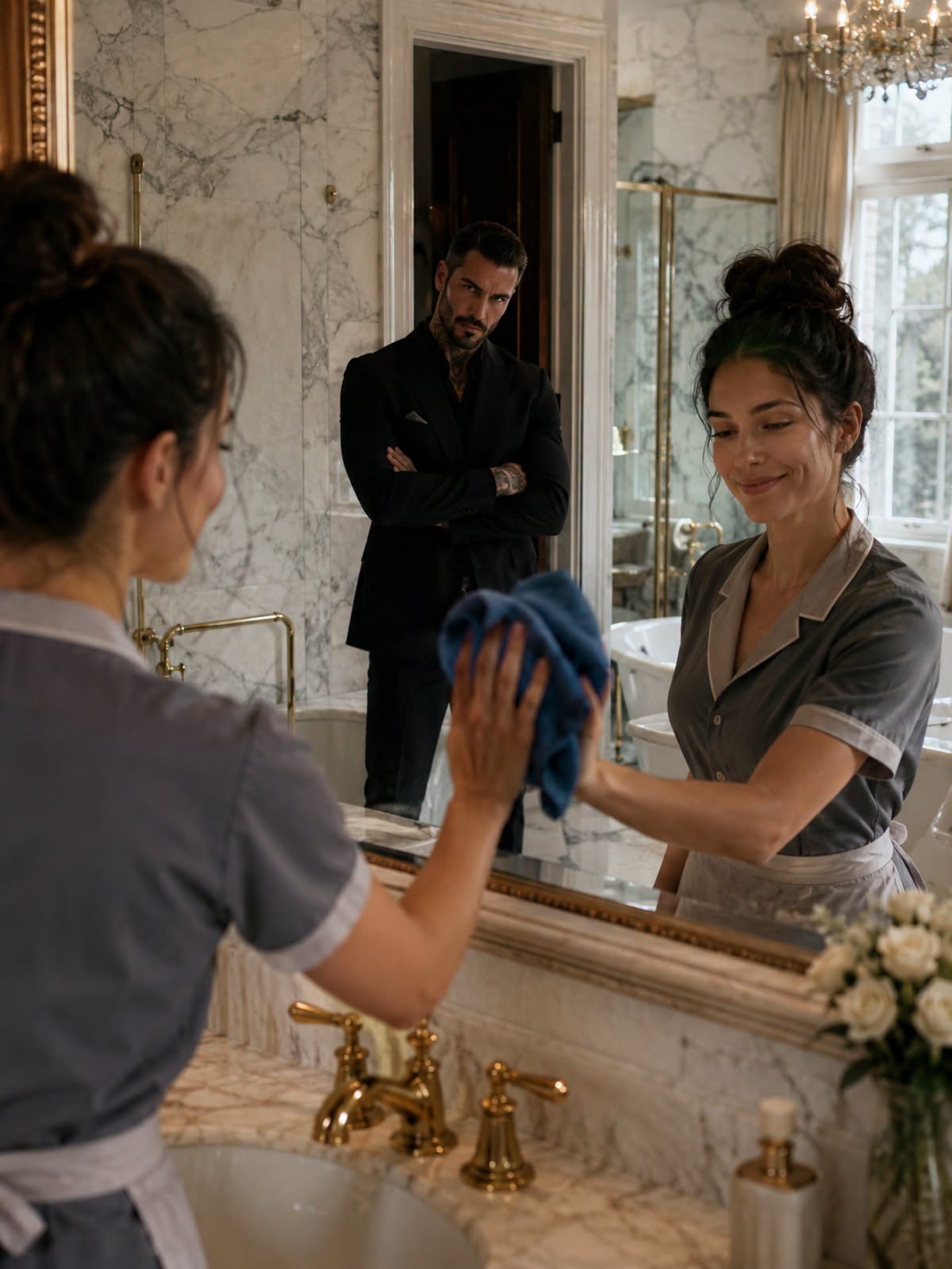 The Mafia Boss Looked Past Every Beautiful Woman—Until One Maid’s Voice Stopped Him Cold