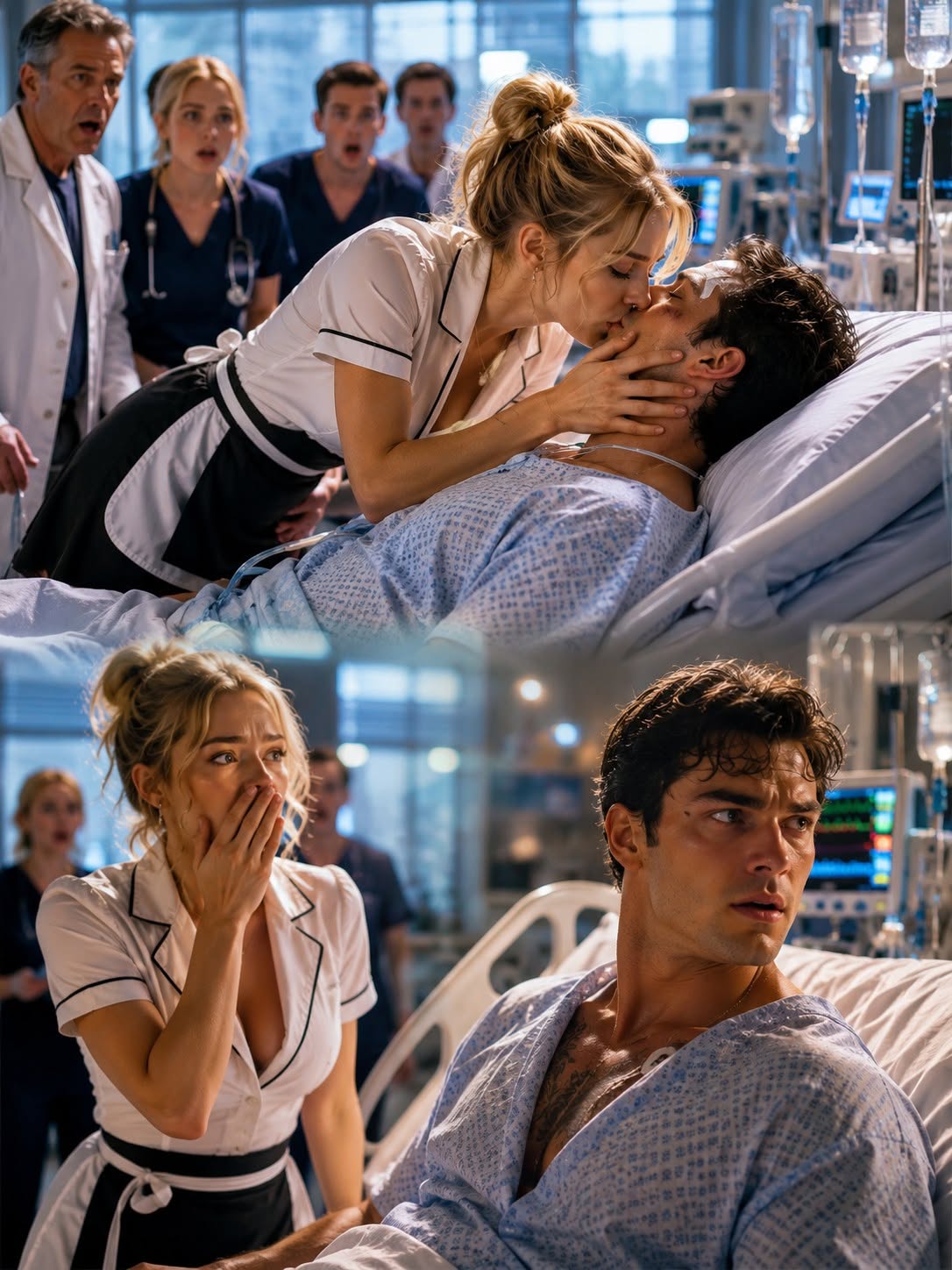 99,999 Doctors Failed to WAKE the Coma MAFIA LORD—But a Waitress’s Accidental Kiss Awoke Him!