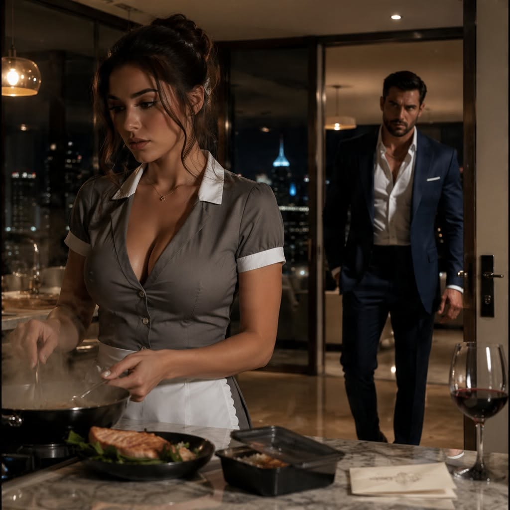 THE MAFIA BOSS CAUGHT HIS QUIET MAID STEALING HIS LEFTOVERS – BUT HE FROZE WHEN SHE HANDED THE LAST BITE TO SOMEONE HE NEVER EXPECTED