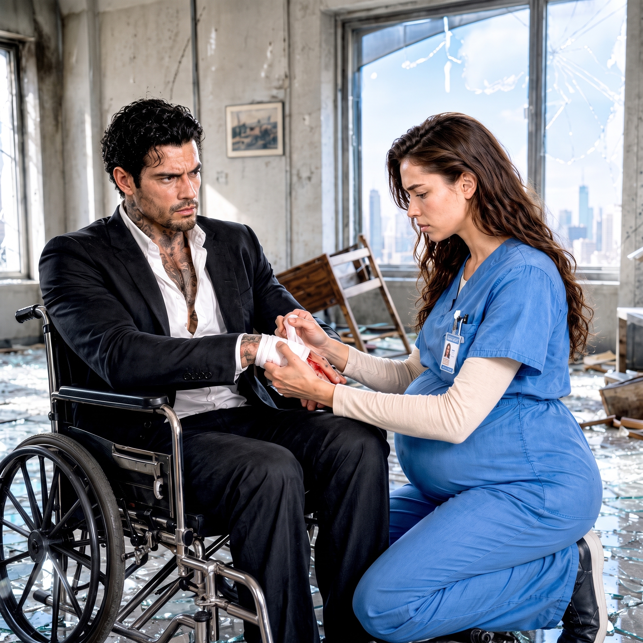 Wheelchair Mafia Boss Tried To Push Everyone Away — Until Pregnant Poor Nurse Refused To Leave
