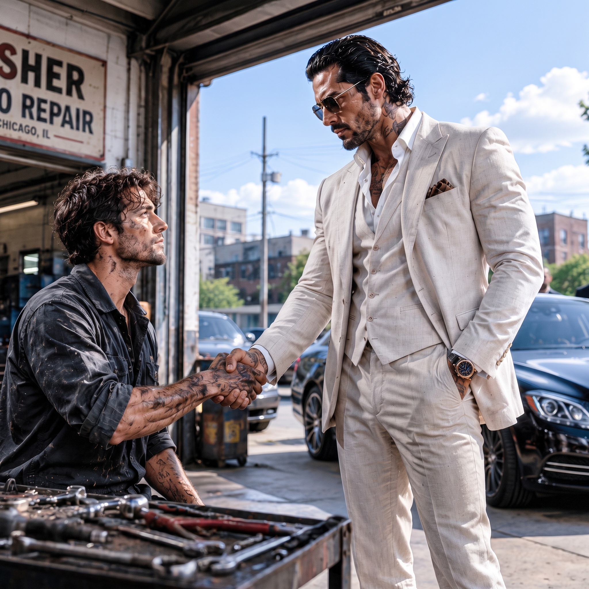 A Poor Mechanic Fixed A Broken Down Luxury Car For Free — Next Day The Mafia Boss Repays Him