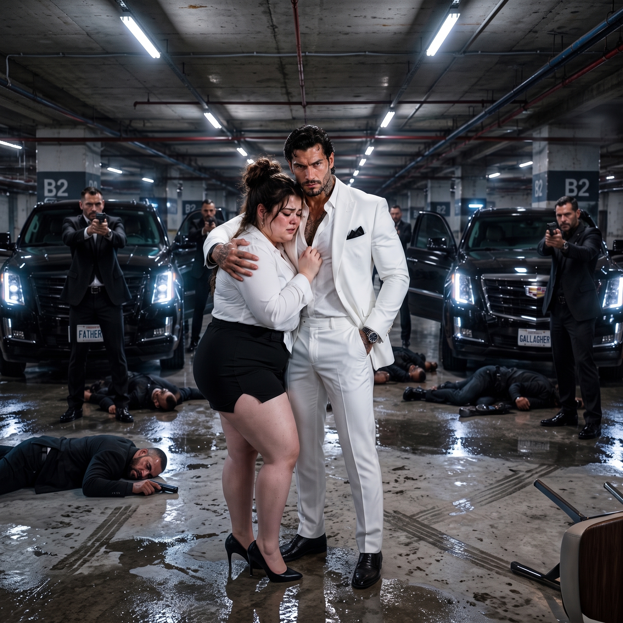 The Hitmen Cornered The Plus-Size Assistant—Then The Mafia Boss Arrived To Shield Her