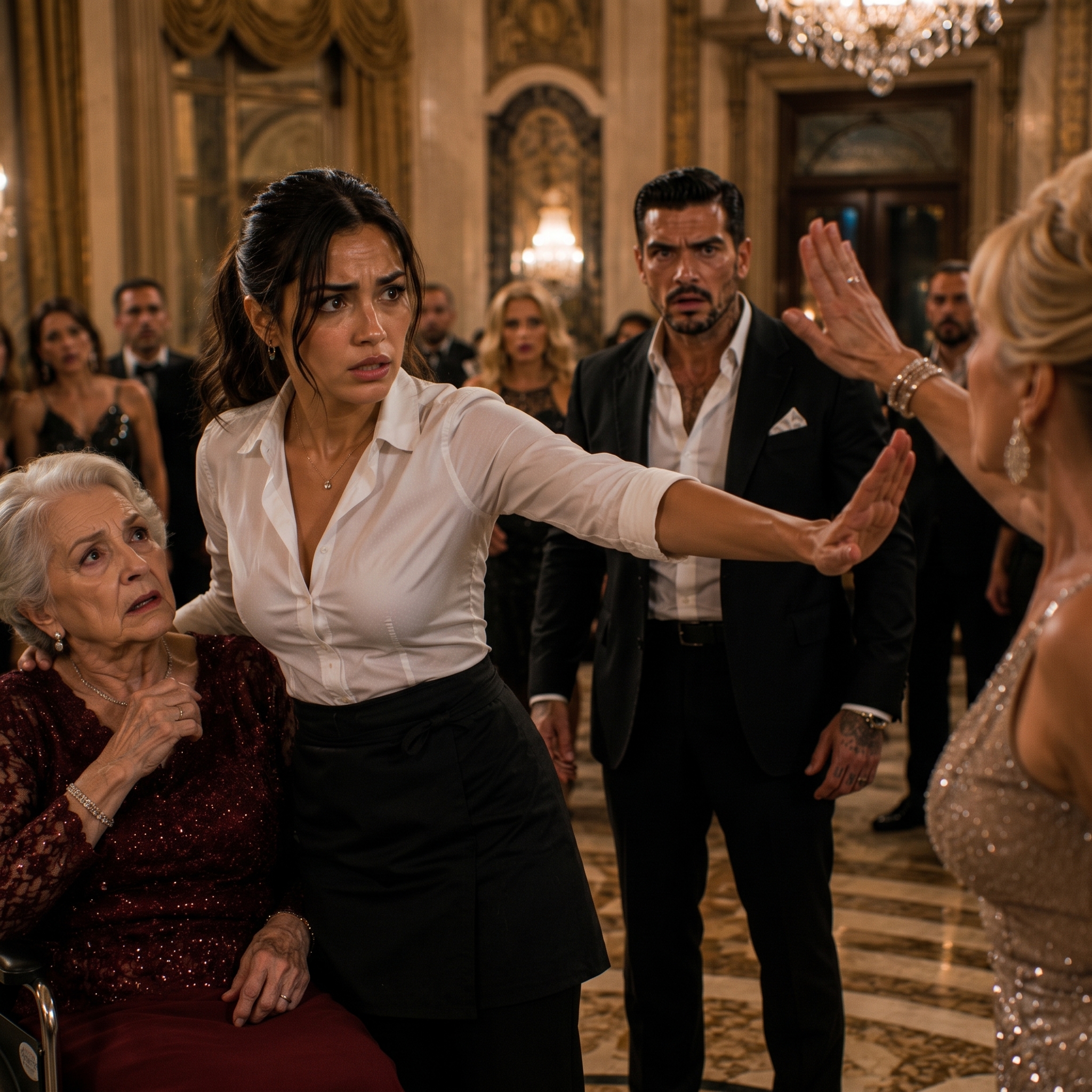 A Waitress Stopped Someone From Slapping The Mafia Boss's Mother