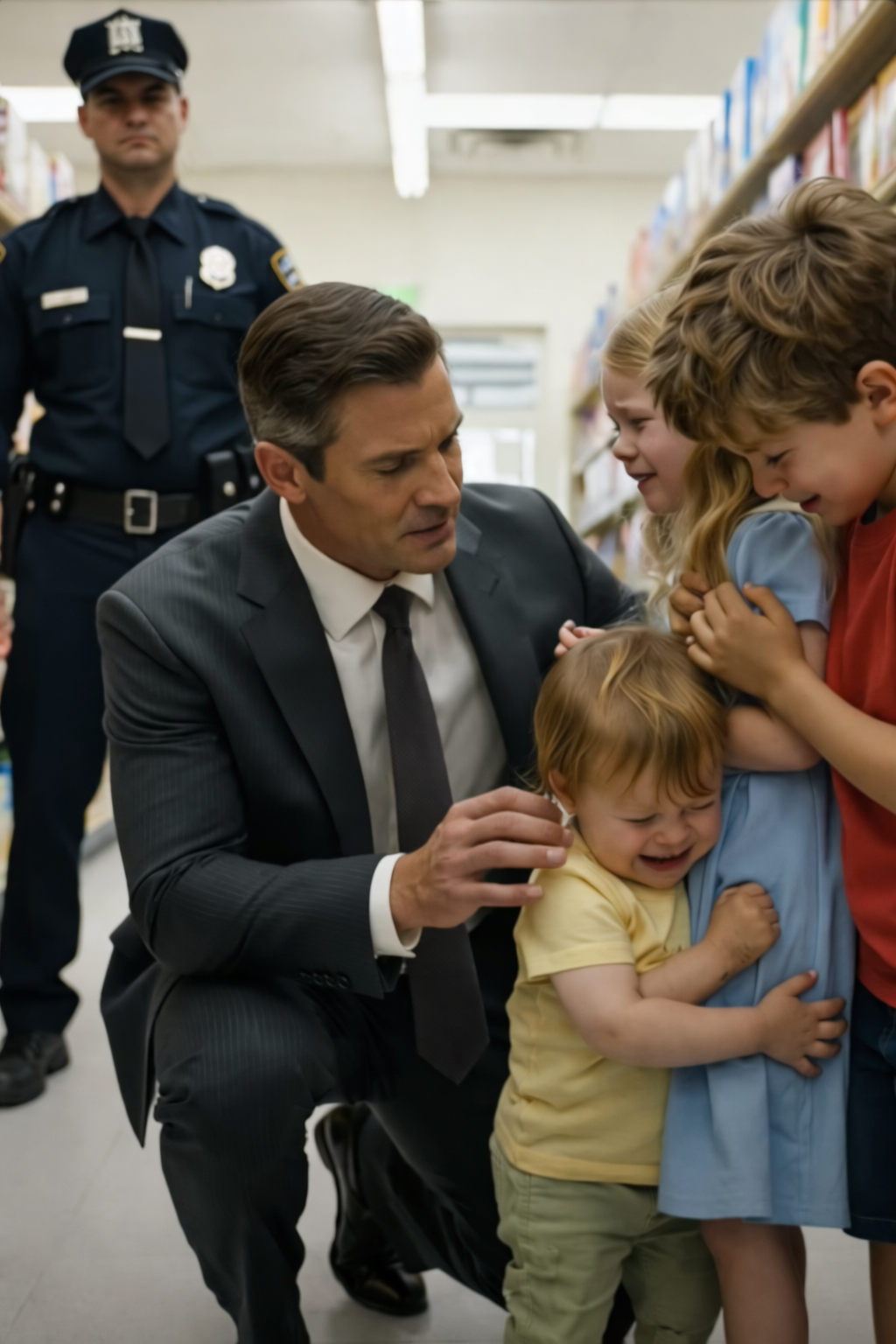 The Rich Man Was Ready to Walk Past the Crying Kids… Then the Little Girl Said Something That Broke Him