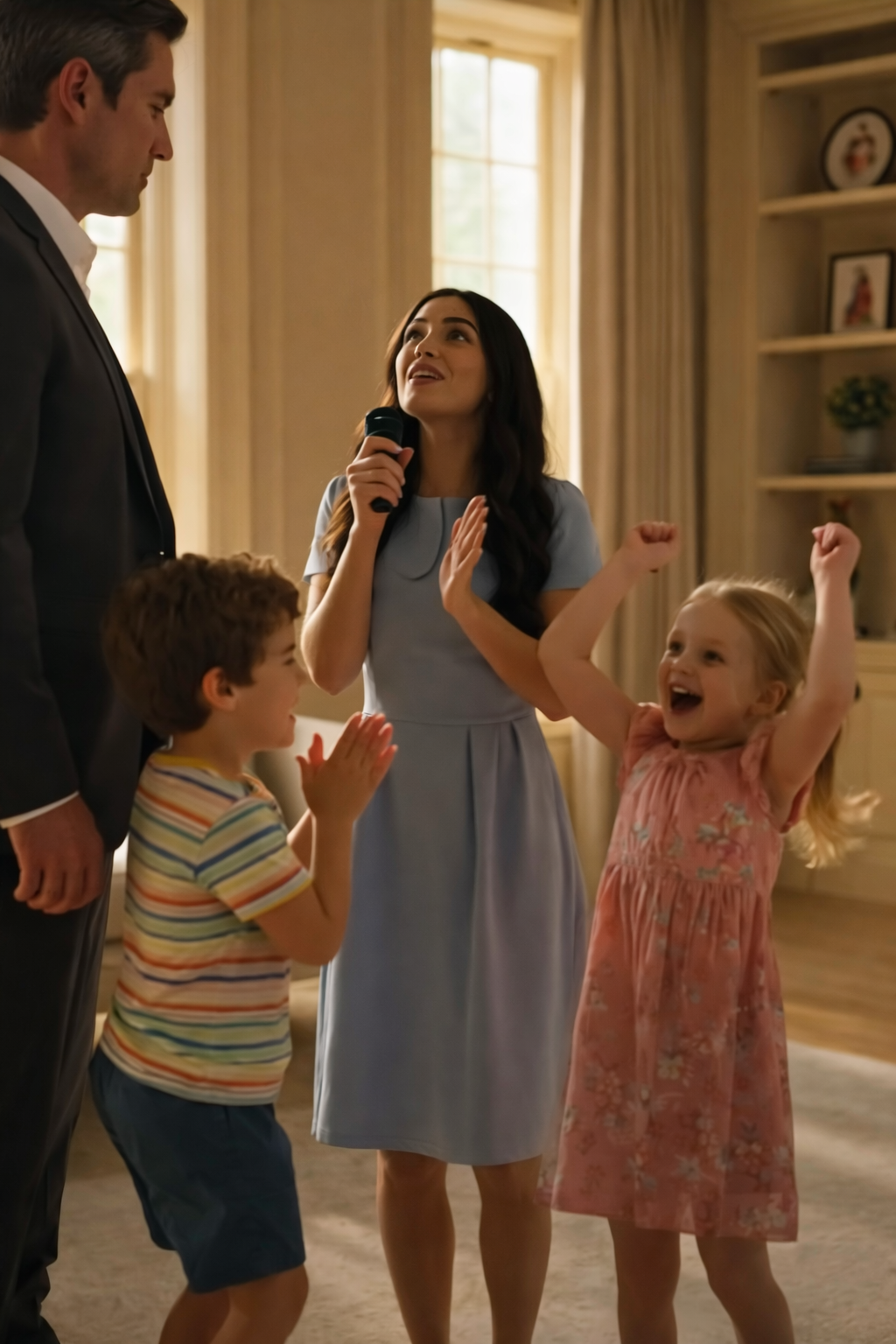 Everyone Mocked the Cleaning Lady’s Daughter… Until She Reached for the Millionaire and Changed the Room