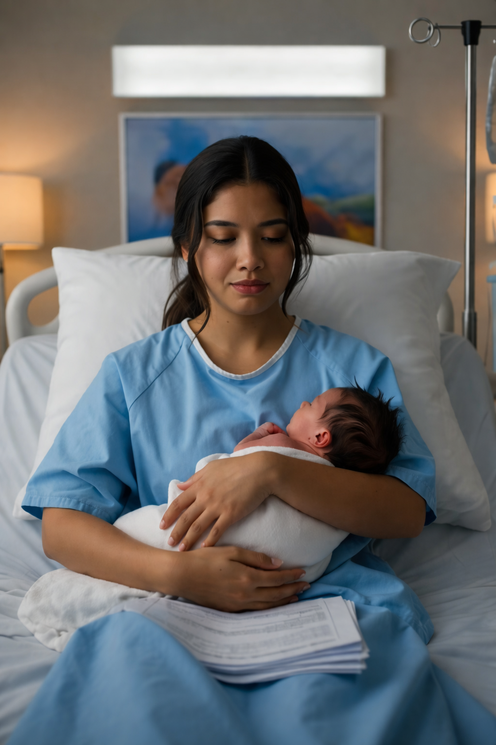 Everyone Thought She Was Just a Single Mom… Until a Black SUV Pulled Up Outside the Maternity Ward