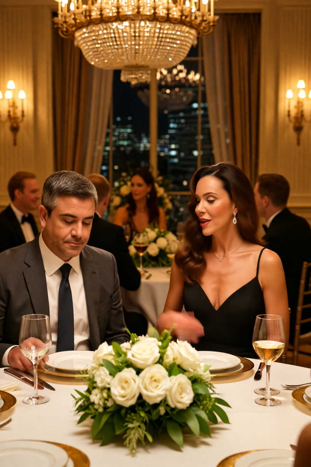 She Thought She Was Helping a Quiet Janitor Experience Fine Dining… But at the Investor Table, He Became the Most Powerful Man in the Room