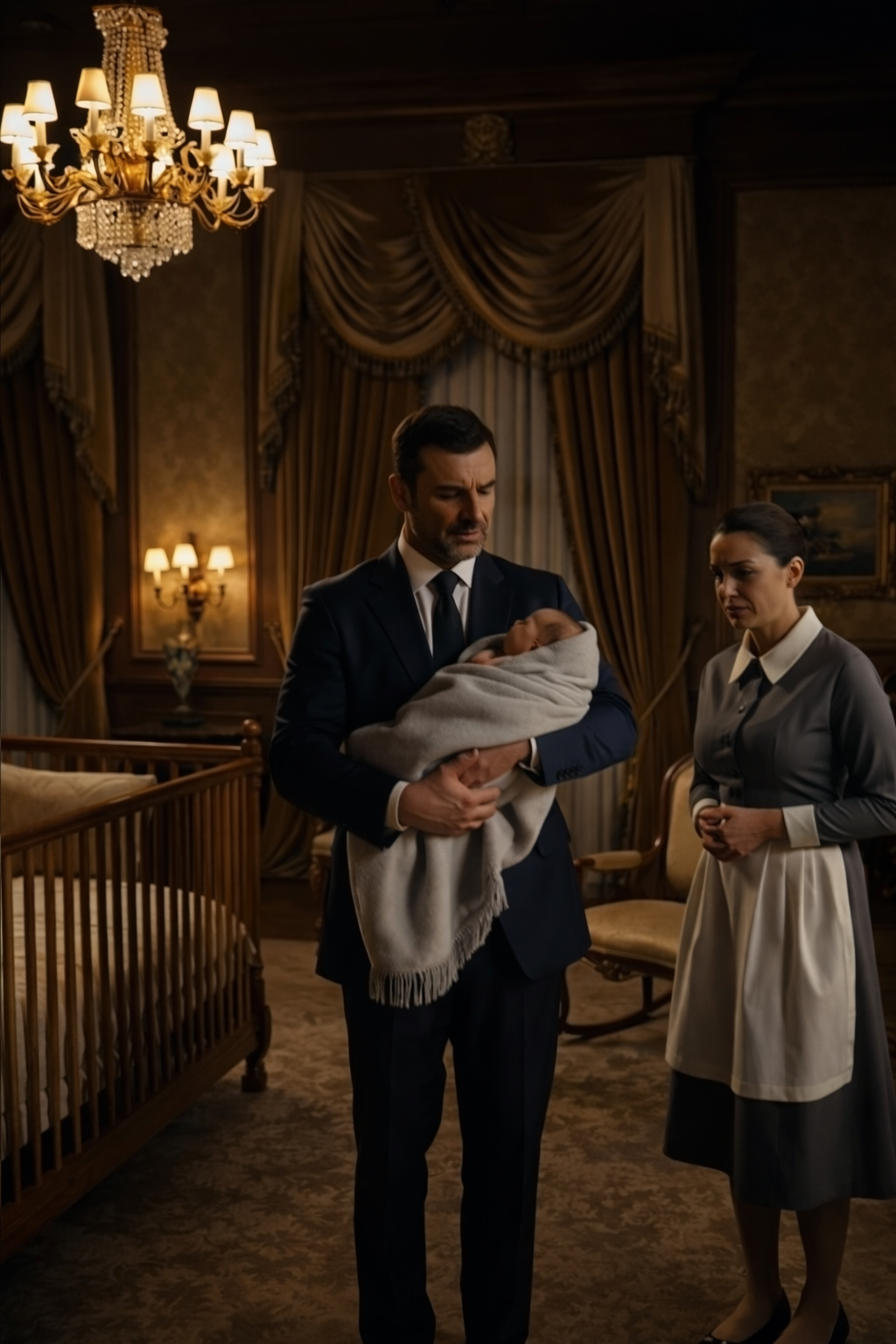 The Billionaire Found a Sick Baby Wrapped in His Finest Blanket… Then He Learned the Child Was Hiding From Something Far Worse Than Poverty
